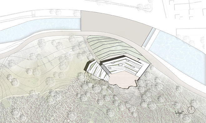 stone nest amphitheatre in weihai china by he wei studio