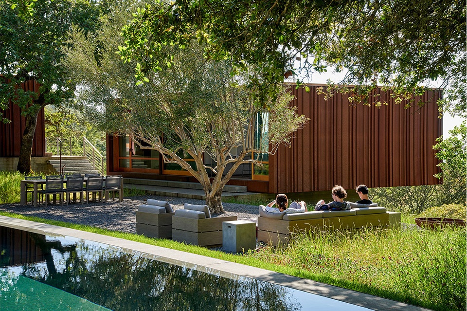 2019 asla residential design award of excellence sonoma mountain by hocker design group