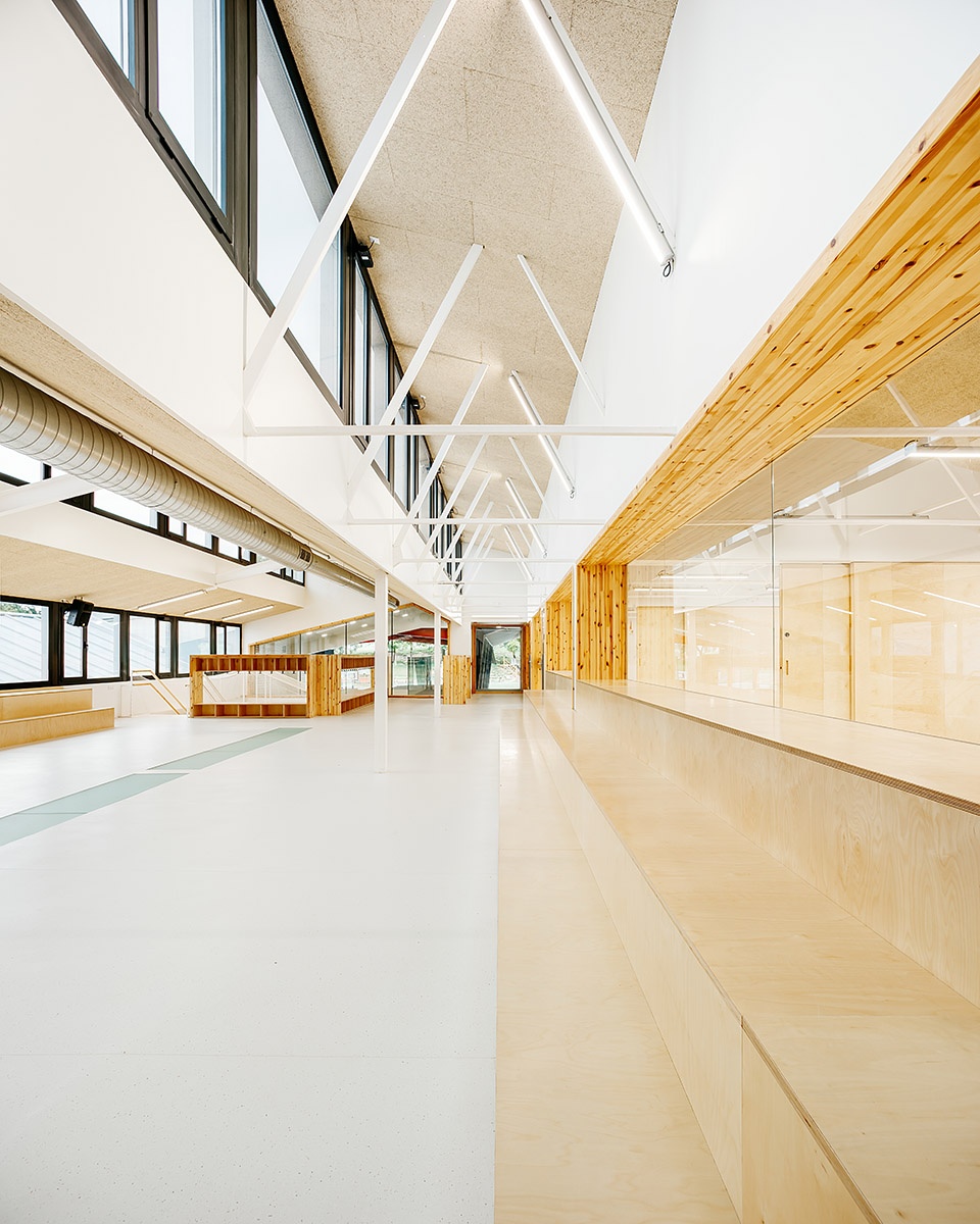 rehabilitation and extension of the lkastola kurutziaga in durango by ele arkitektura jesus angel landia architect