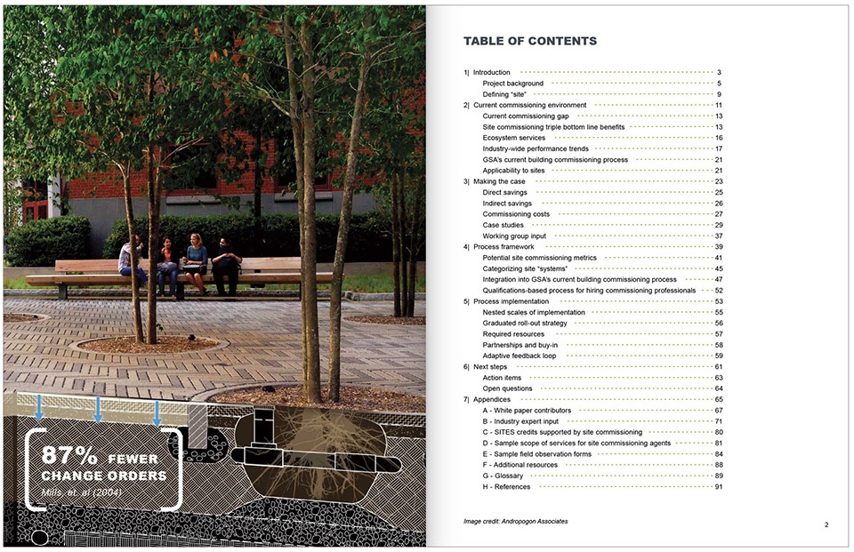 2019 asla research award of excellence:site commissioning proving triple bottom line landscape performance at a national scale