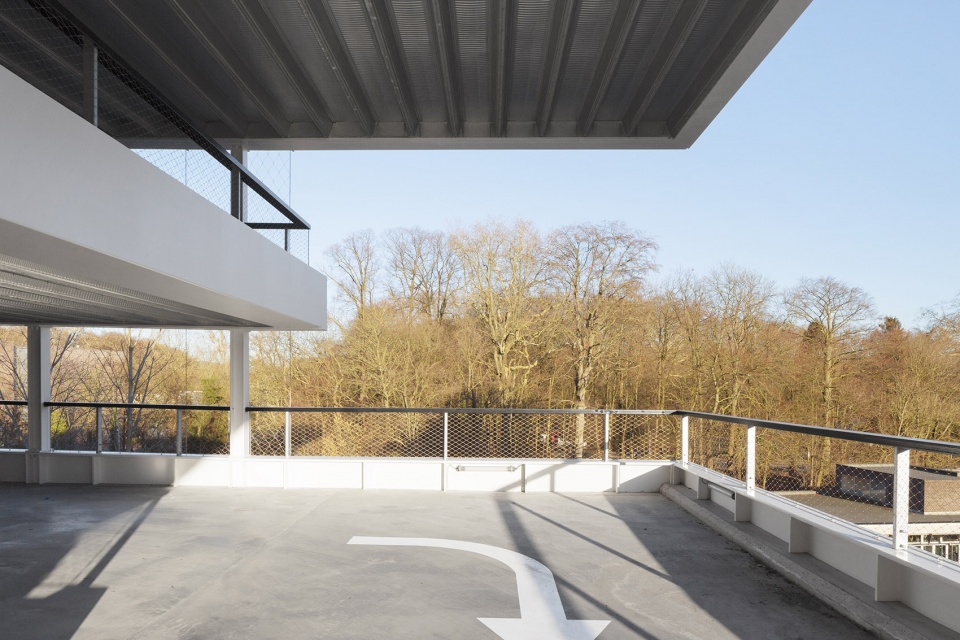 parking building imec kul leuven by stephane beel architects