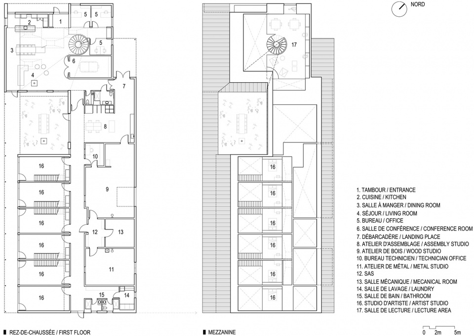 centre est nord est artist residence by bourgeois lechasseur architectes