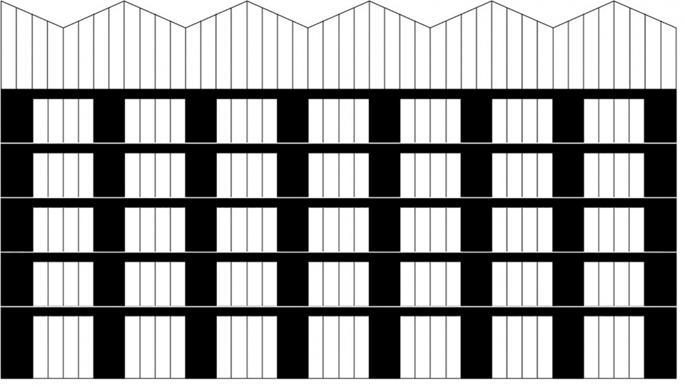 administration building with rooftop greenhouse at the altmarkt oberhausen by kuehn malvezzi