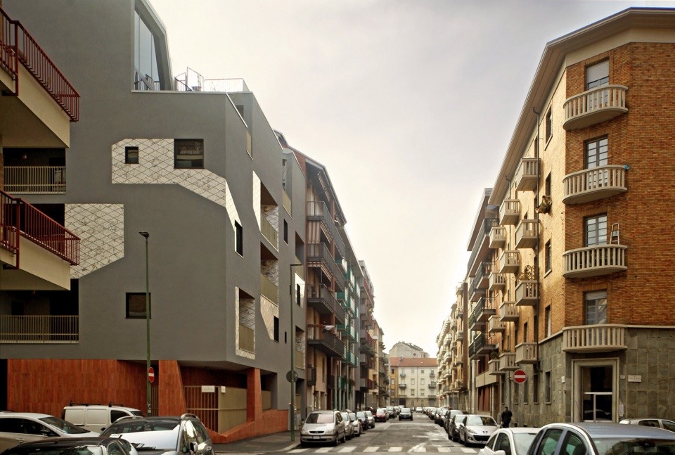 urban decor new residential building in turin by marcante testa uda architetti