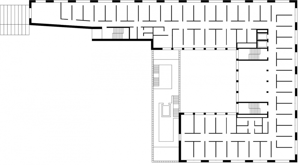 administration building with rooftop greenhouse at the altmarkt oberhausen by kuehn malvezzi