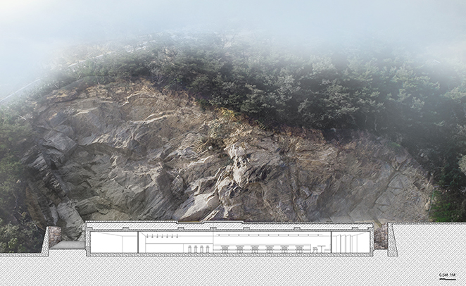 stone nest amphitheatre in weihai china by he wei studio