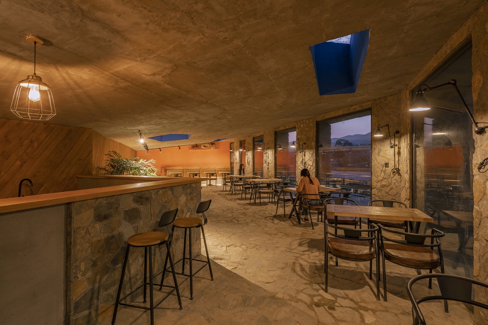 stone nest amphitheatre in weihai china by he wei studio