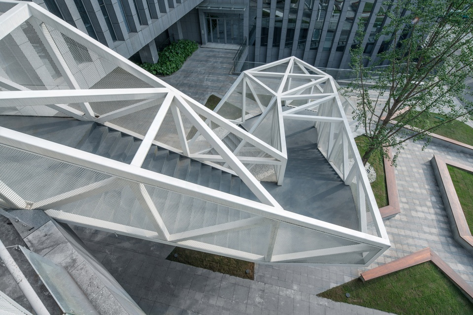 the wing stairway china by zhang bing atelier groundwork architecture