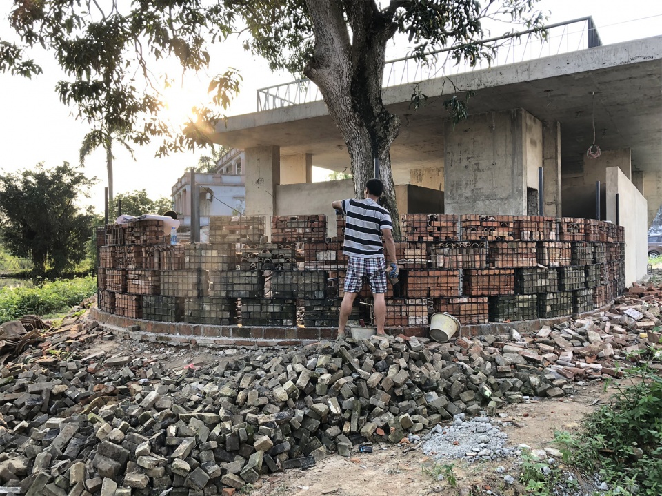 public toilet in zuzhai village china by cns