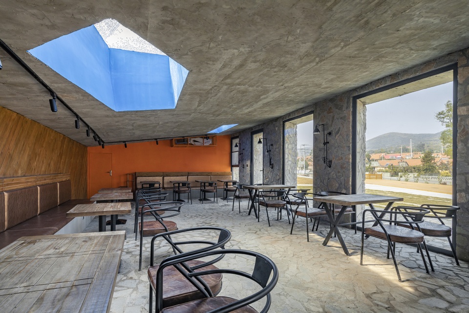 stone nest amphitheatre in weihai china by he wei studio
