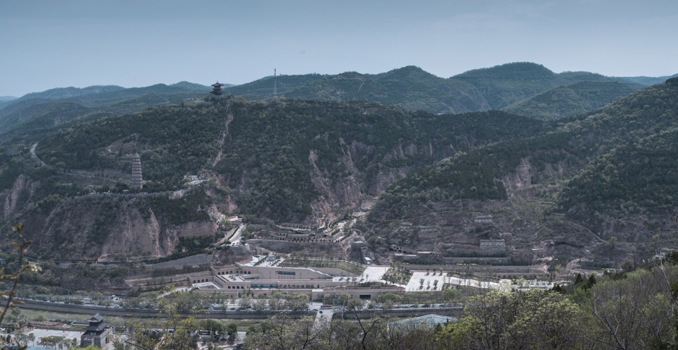 yanan baota mountain tourist centre china by architectural design research institute of tsinghua university co ltd