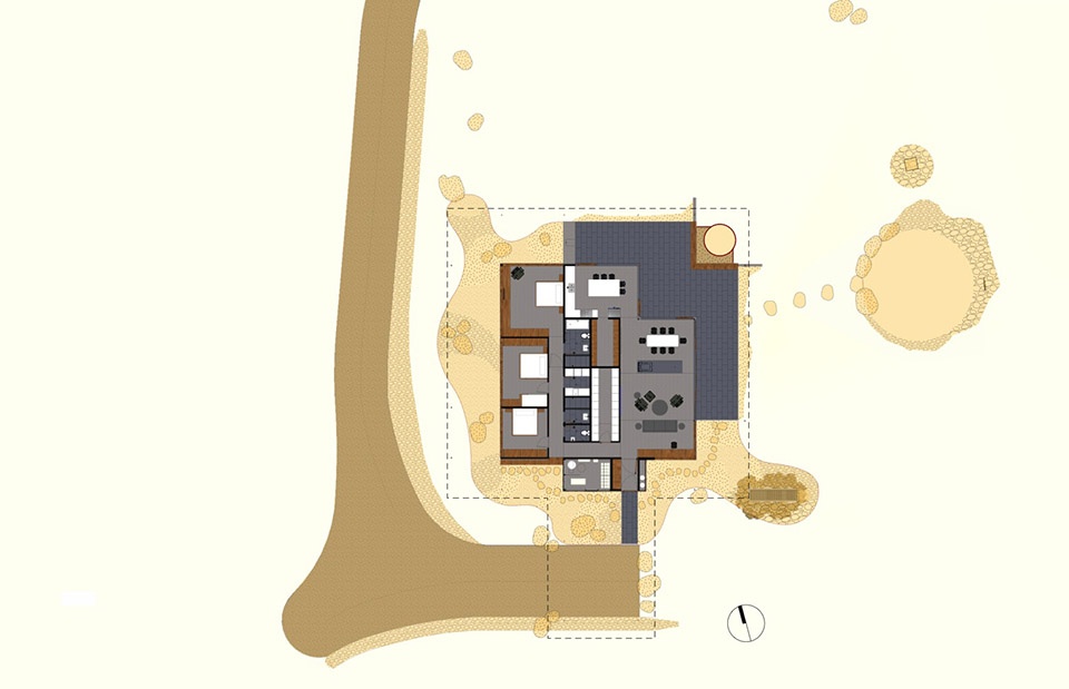 upside down akubra house by alexander symes architect