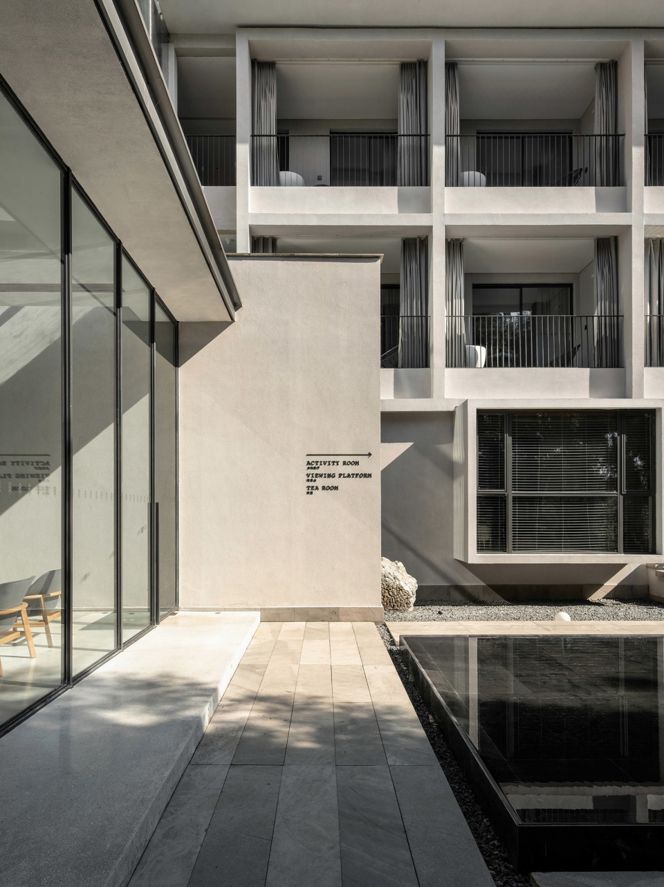 in between arts and humanities hotel by lew associates
