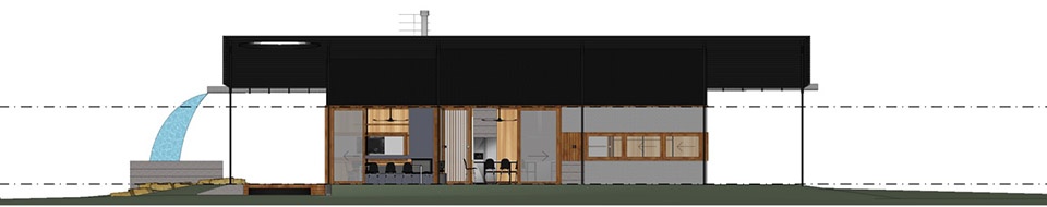 upside down akubra house by alexander symes architect
