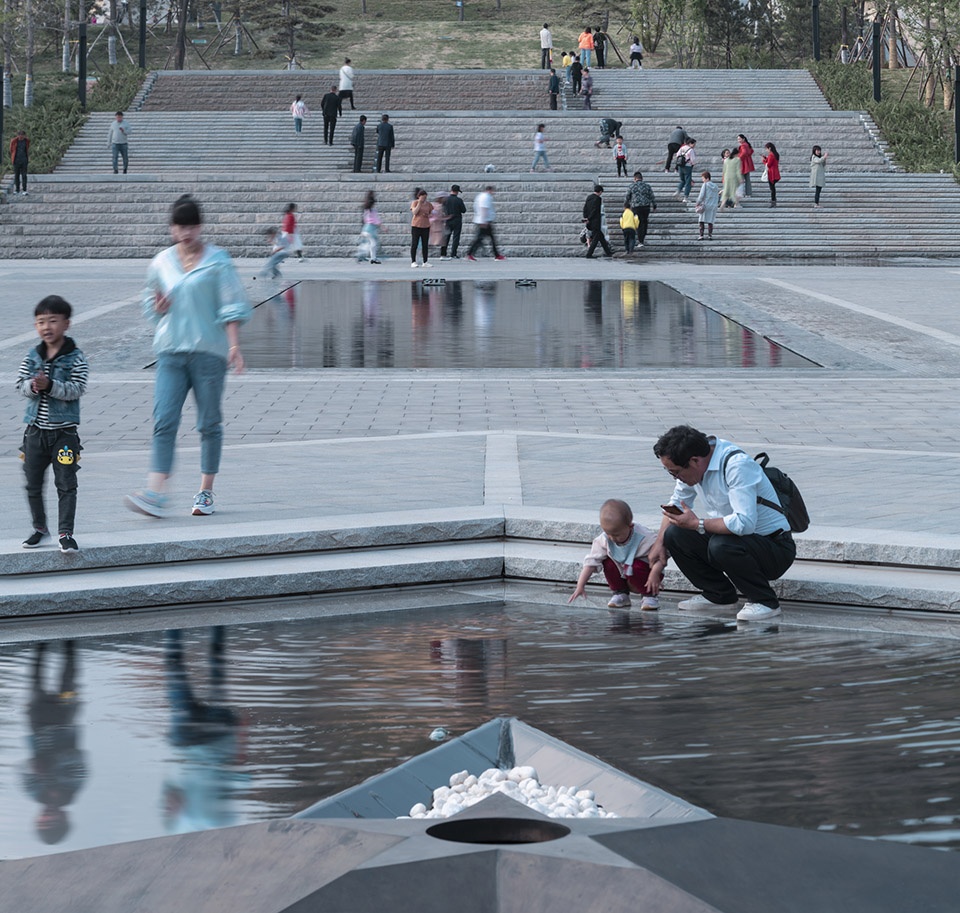 yanan baota mountain tourist centre china by architectural design research institute of tsinghua university co ltd