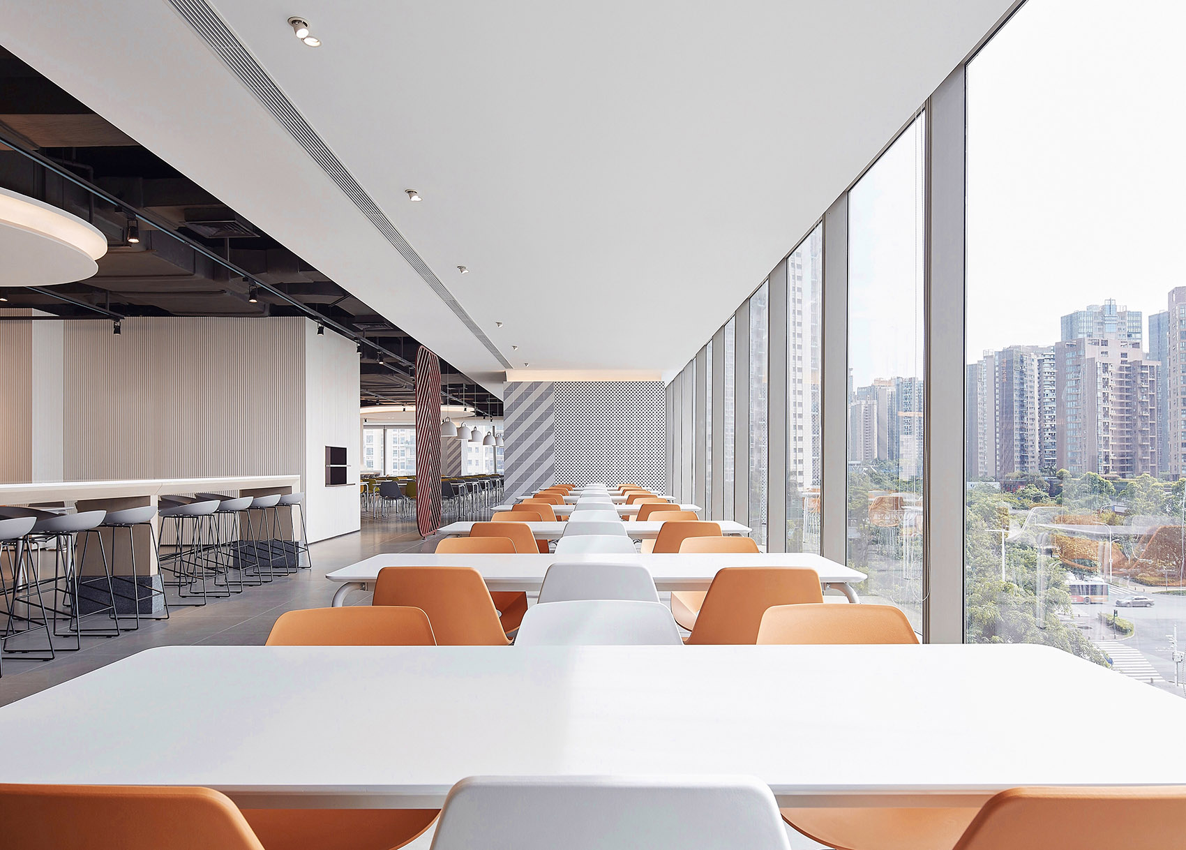One Shenzhen Bay Staff Canteen, China by YuQiang & Partners Interior ...