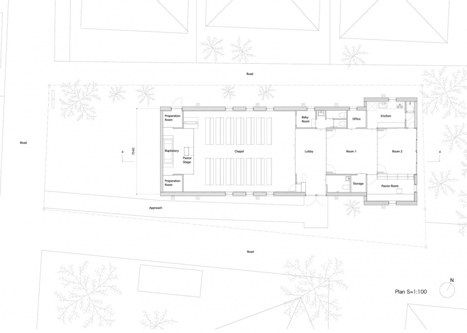shonan christ church by takeshi hosaka architects