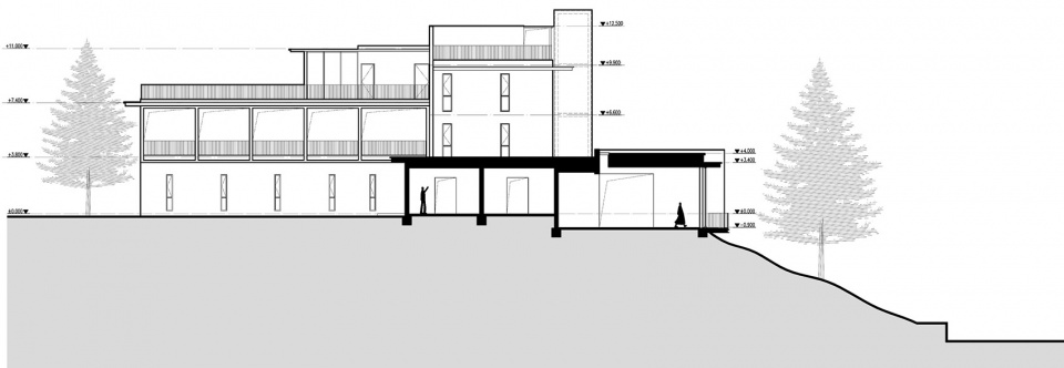 in between arts and humanities hotel by lew associates