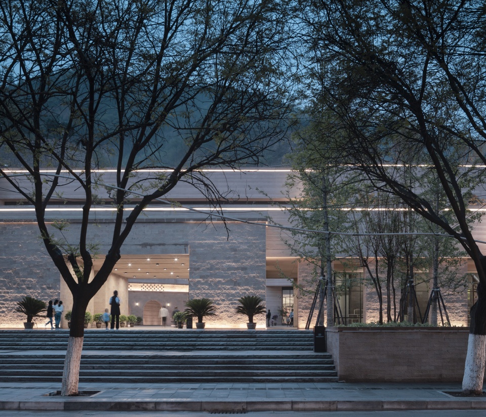 yanan baota mountain tourist centre china by architectural design research institute of tsinghua university co ltd