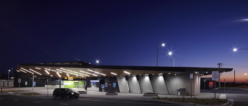 south morang rail extension by cox architecture