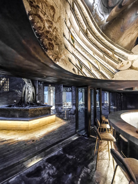 jixuting bar china by qing studio