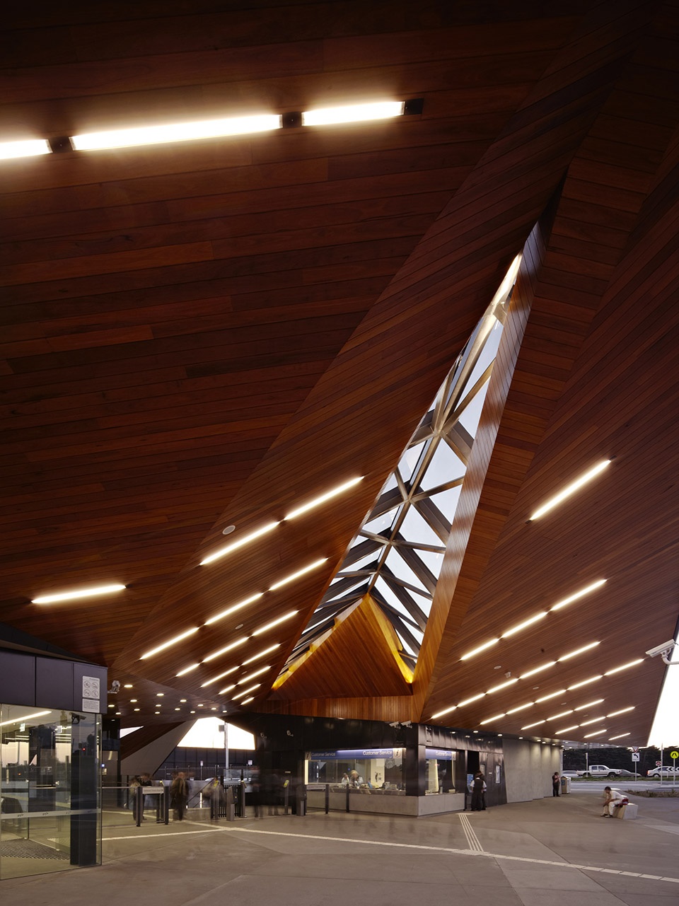 south morang rail extension by cox architecture