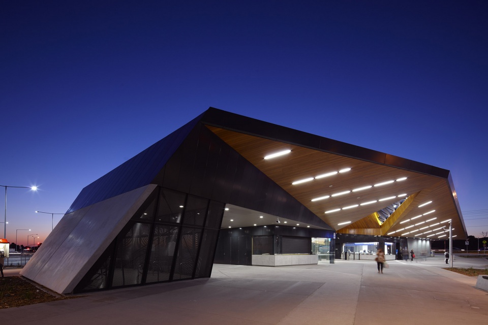 south morang rail extension by cox architecture