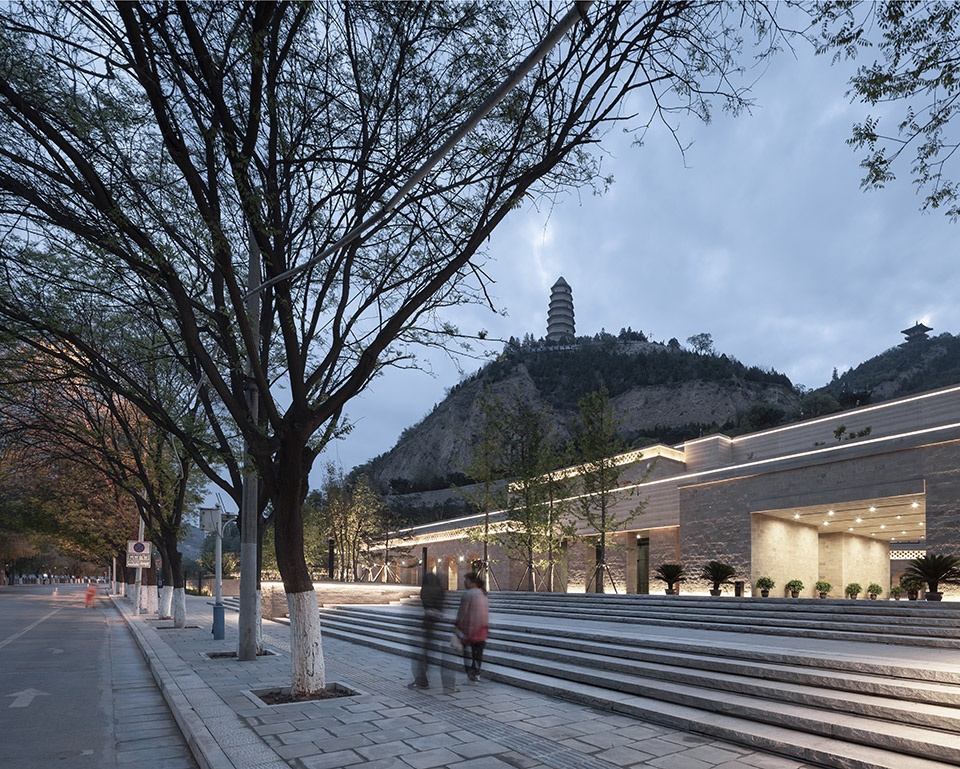 yanan baota mountain tourist centre china by architectural design research institute of tsinghua university co ltd