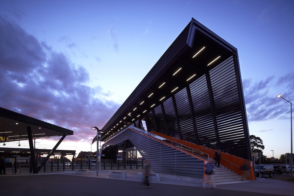 south morang rail extension by cox architecture