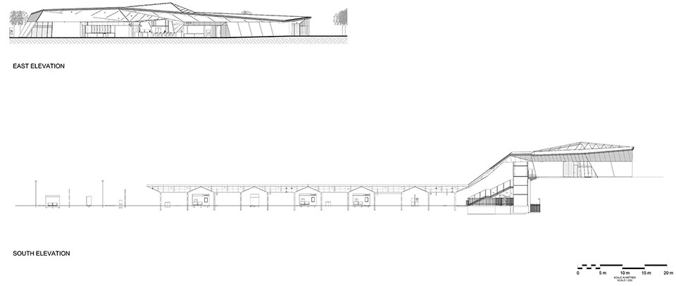 south morang rail extension by cox architecture