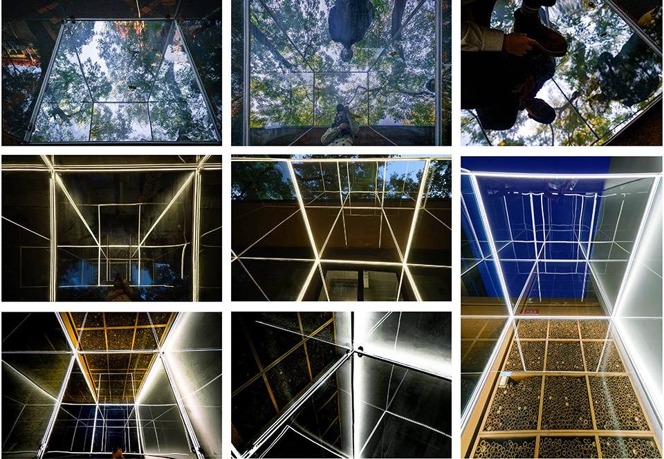 transparent hutong installation china by daga architects