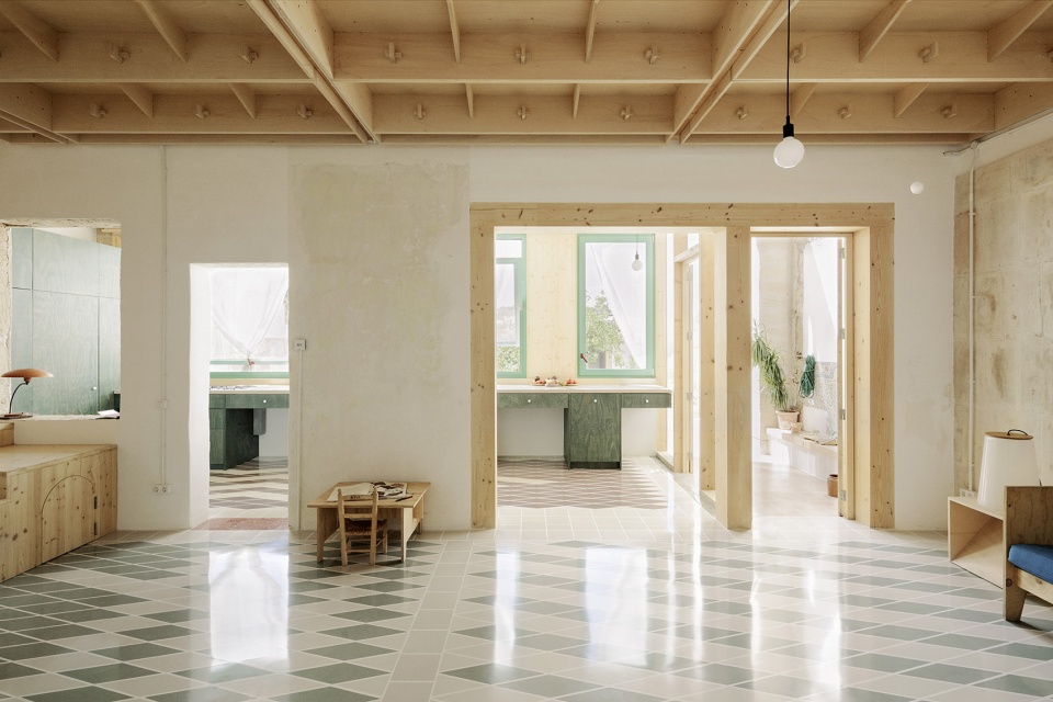 plywood house by feina studio