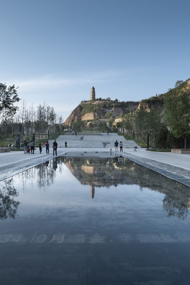yanan baota mountain tourist centre china by architectural design research institute of tsinghua university co ltd