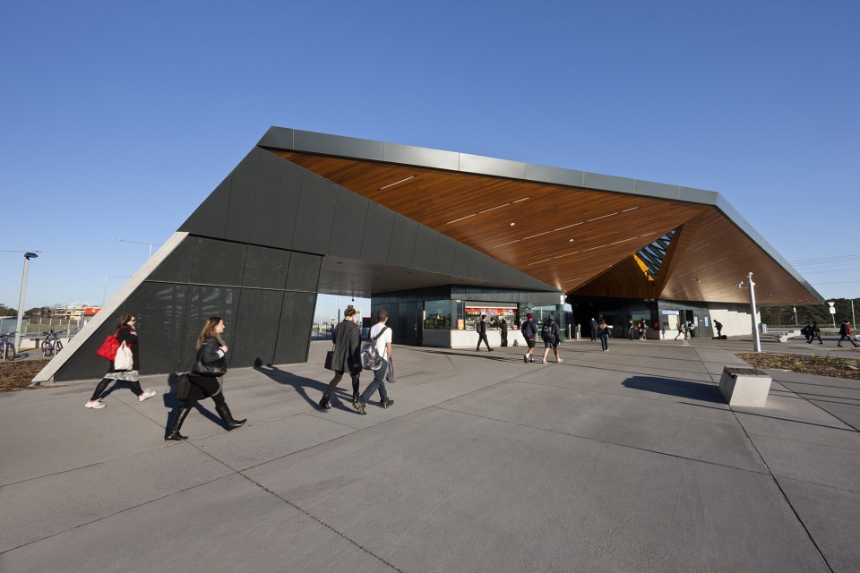 south morang rail extension by cox architecture