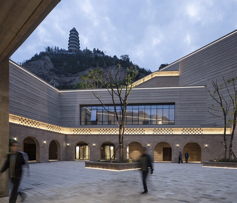 yanan baota mountain tourist centre china by architectural design research institute of tsinghua university co ltd