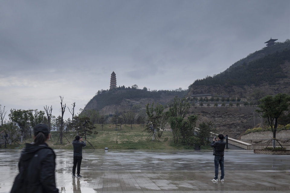 yanan baota mountain tourist centre china by architectural design research institute of tsinghua university co ltd