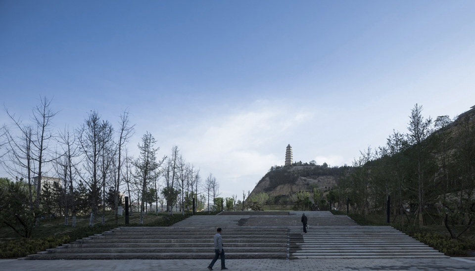 yanan baota mountain tourist centre china by architectural design research institute of tsinghua university co ltd
