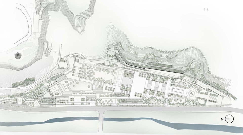 yanan baota mountain tourist centre china by architectural design research institute of tsinghua university co ltd