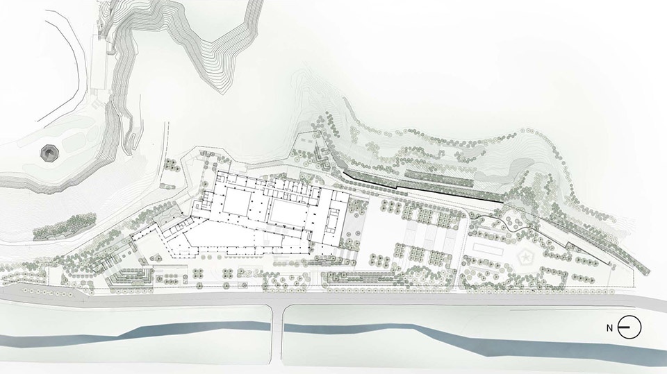 yanan baota mountain tourist centre china by architectural design research institute of tsinghua university co ltd