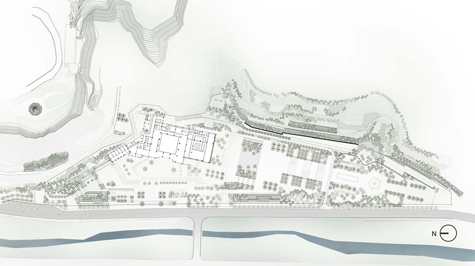 yanan baota mountain tourist centre china by architectural design research institute of tsinghua university co ltd