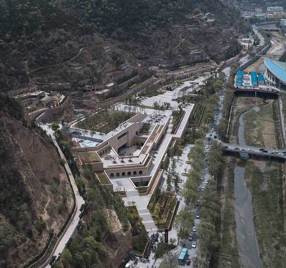 yanan baota mountain tourist centre china by architectural design research institute of tsinghua university co ltd
