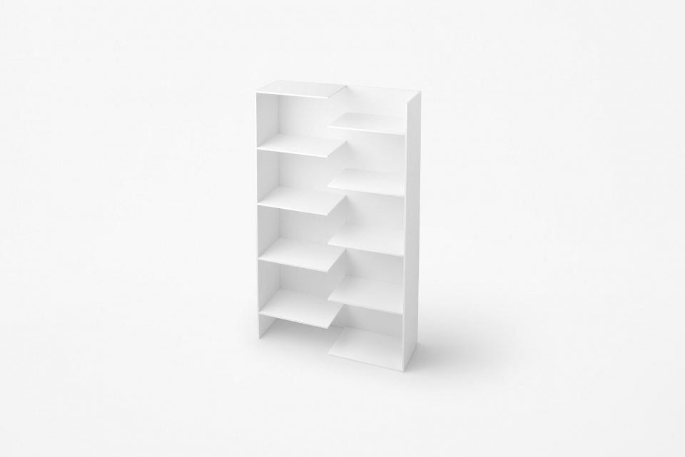 newly collection of shelving units step by nendo