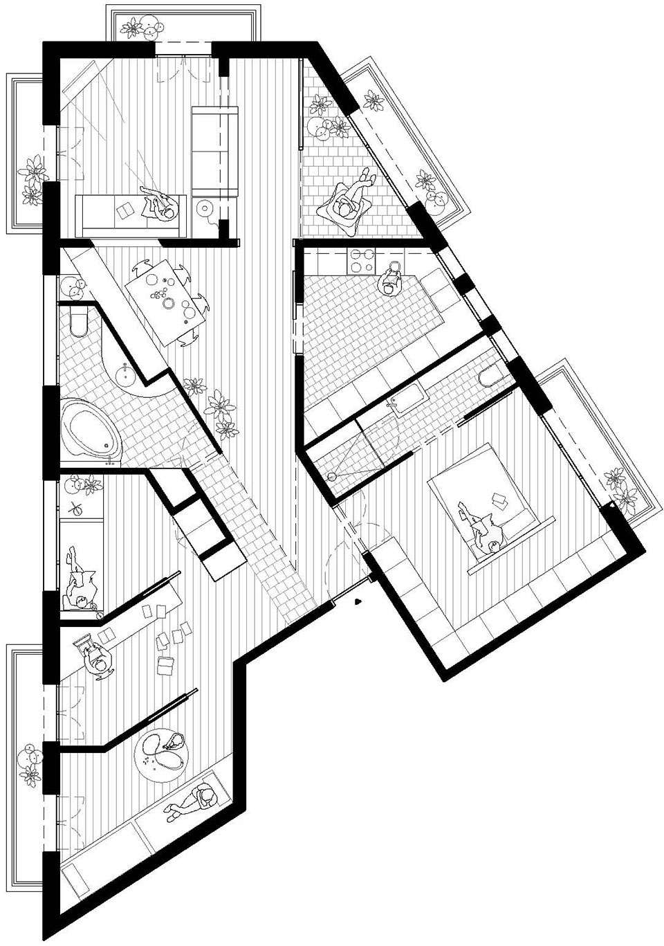 ausias march apartment renovation by hiha studio