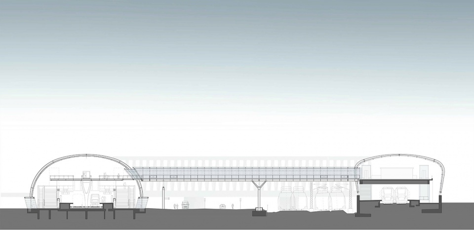 elbbrucken underground and metropolitan railway stations by gmp