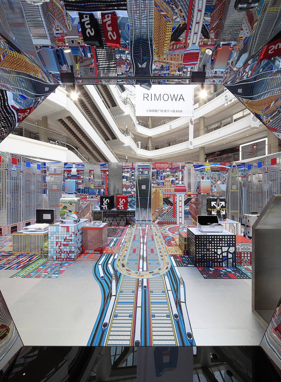 pack the suitcase unfold the city for rimowa china by drawing architecture studio