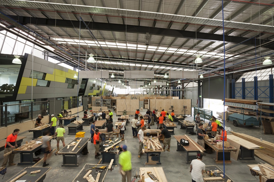 victoria university sunshine construction futures by cox architecture