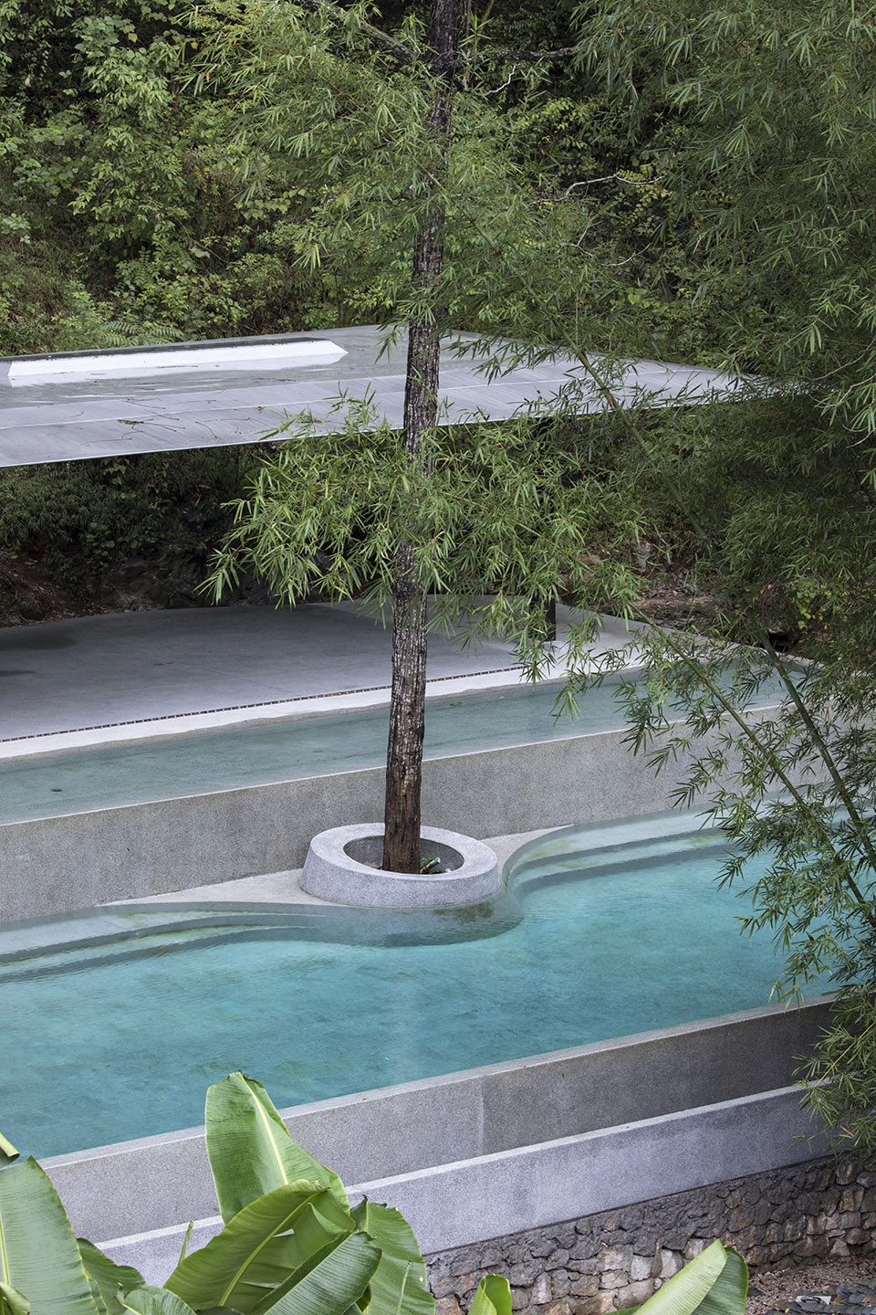 pavilion for yoga and pool in xy yunlu hotel china by atelier liu yuyang architects