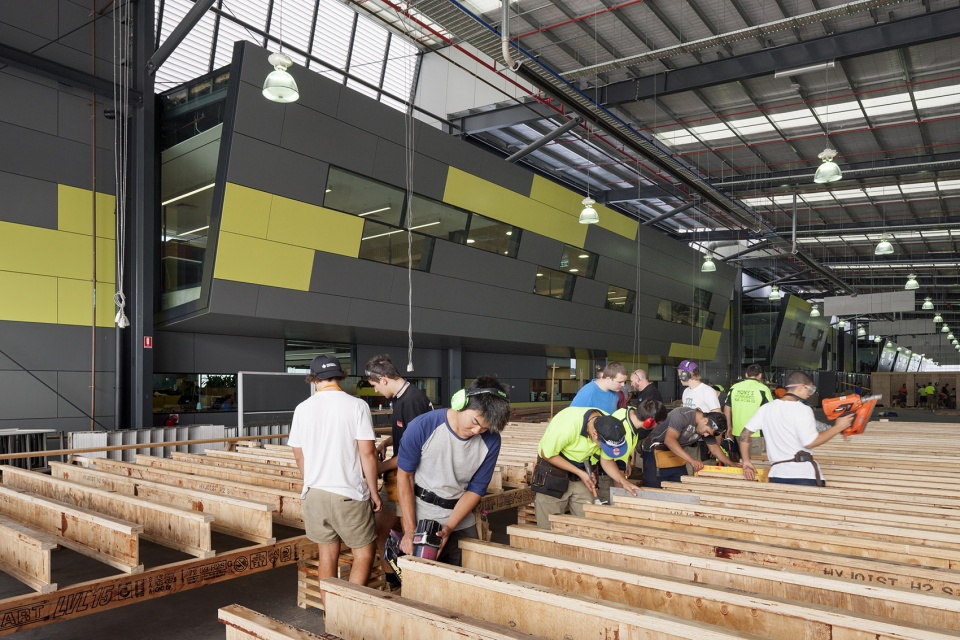 victoria university sunshine construction futures by cox architecture
