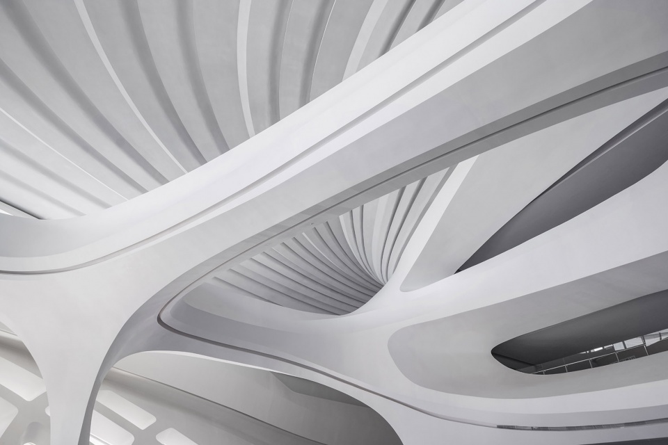 changsha meixihu international culture arts centre by zaha hadid architects