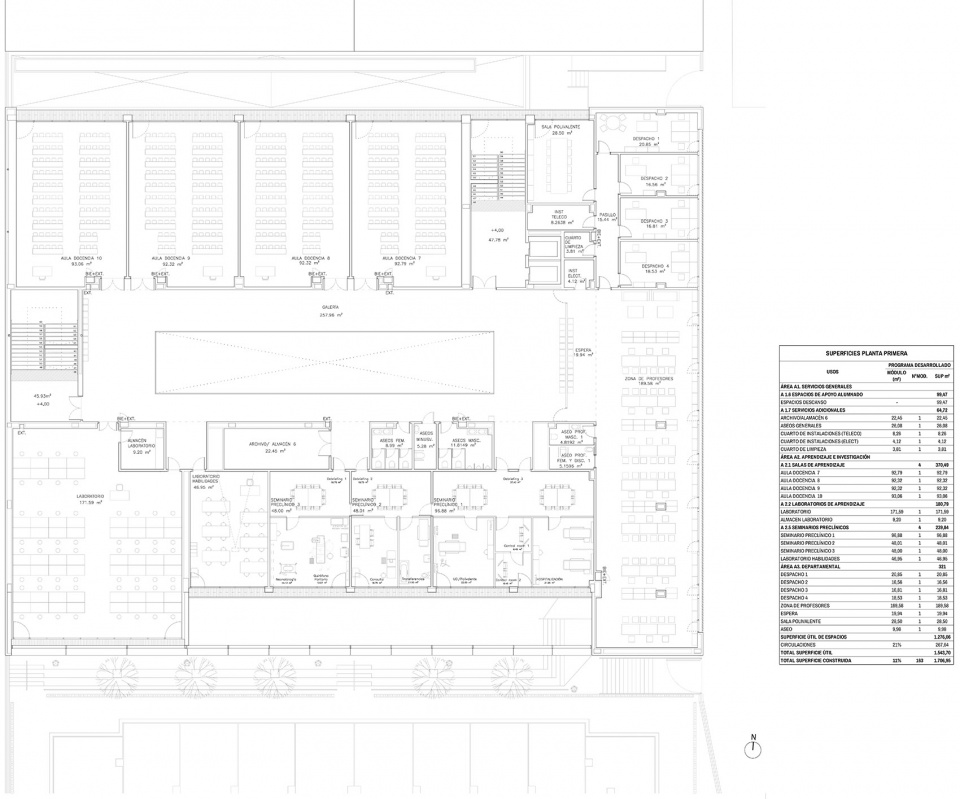 osuna university school by unia arquitectos
